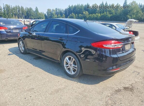 3FA6P0HD0JR257521 2018 FORD FUSION Black Հետևի աջ