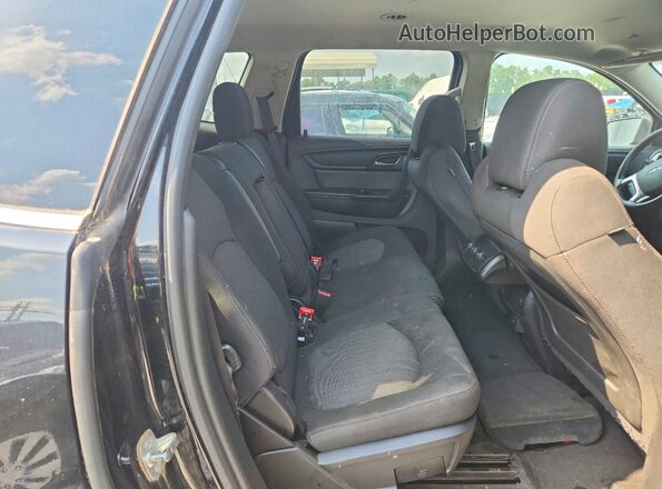 1GNKVGKDXHJ133137 2017 CHEVROLET TRAVERSE Black Вид задньої частини салону
