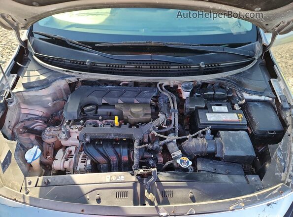 3KPA25AD0PE579330 2023 KIA RIO Gray ძრავის განყოფილების ხედი