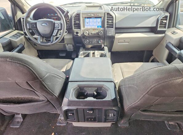 1FTEW1CP1JKD53582 2018 FORD F150 Белый Вид щитка приборов