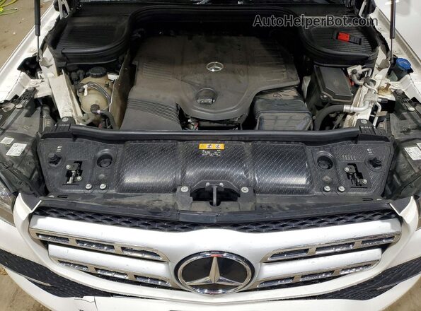 4JGFF5KE0LA133298 2020 MERCEDES-BENZ GLS White Вид наклейки з VIN-кодом