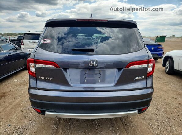 5FNYF6H53KB045801 2019 HONDA PILOT Silver Вид салону спереду