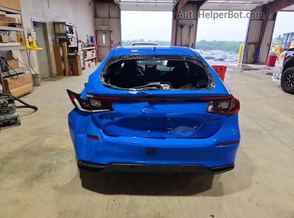 19XFL2H85TE005472 2026 HONDA CIVIC Blue წინა სალონის ხედი