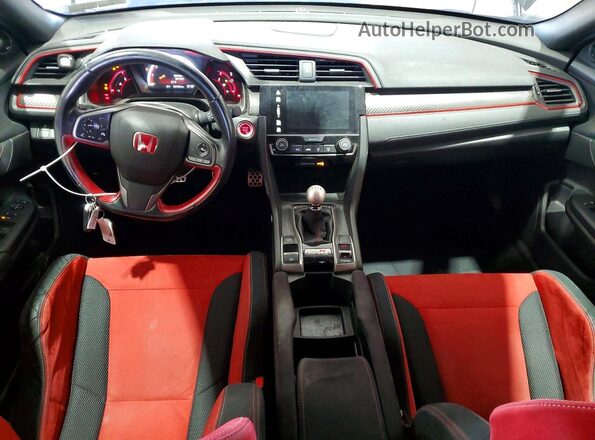 SHHFK8G74JU202363 2018 HONDA CIVIC Black Widok zestawu wskaźników
