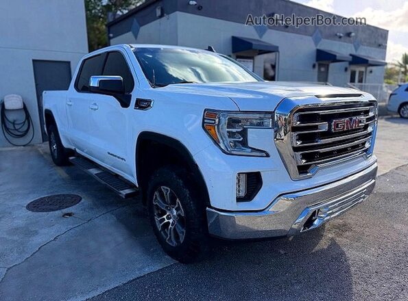 1GTU9BET4MZ191297 2021 GMC SIERRA White წინა ხედი