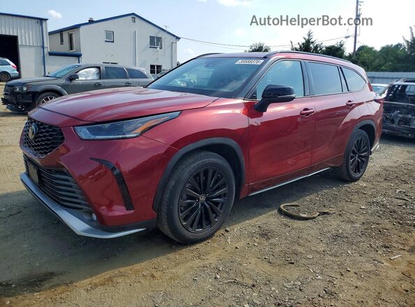 5TDKDRBH2RS533806 2024 TOYOTA HIGHLANDER Красный Задняя левая четверть