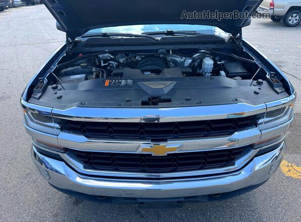 2GCVKREC4J1111440 2018 CHEVROLET SILVERADO Синий Вид панели приборов