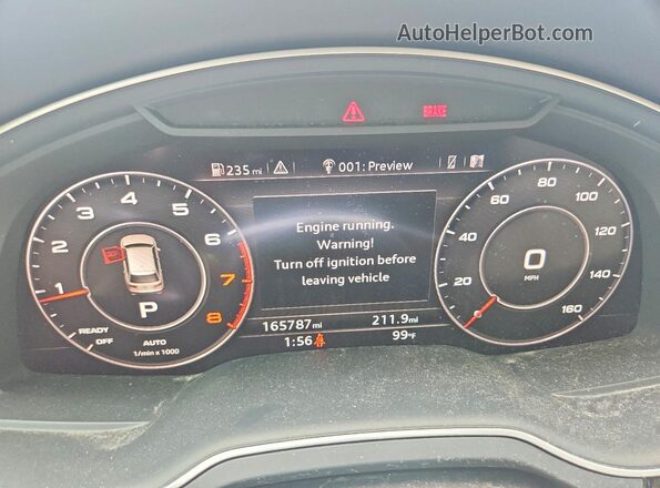 WA1LAAF76HD004993 2017 AUDI Q7 White Вид задніх сидінь