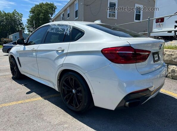 5UXKU6C59J0W38979 2018 BMW X6 White Rear right
