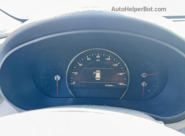 5XYPHDA51KG533285 2019 KIA SORENTO Blue Вид щитка приладів