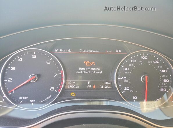 WAUG8AFC5HN090689 2017 AUDI A6 Red Հետևի նստատեղերի տեսք