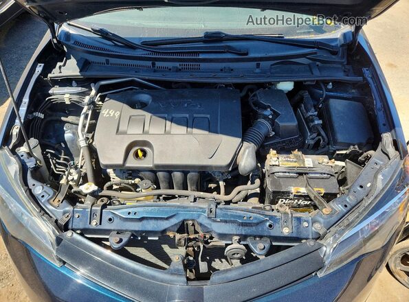 2T1BURHE4JC118304 2018 TOYOTA COROLLA Blue ძრავის განყოფილების ხედი