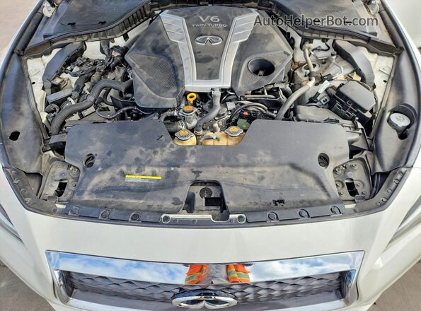 JN1EV7AP7JM350590 2018 INFINITI Q50 White Շարժիչի բաժամունքի տեսք