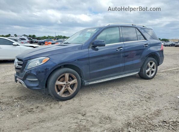 4JGDA5JB3HA937034 2017 MERCEDES-BENZ GLE Blue Tył lewy