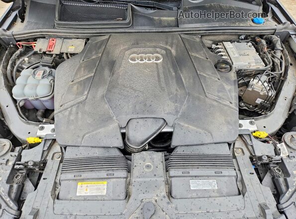 WA1LXAF75MD041946 2021 AUDI Q7 Gray VIN კოდის სტიკერის ხედი