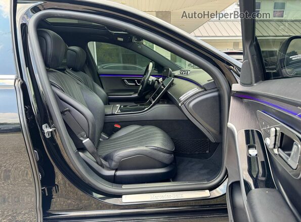 W1K6G6DB8NA143984 2022 MERCEDES-BENZ S Black Front view