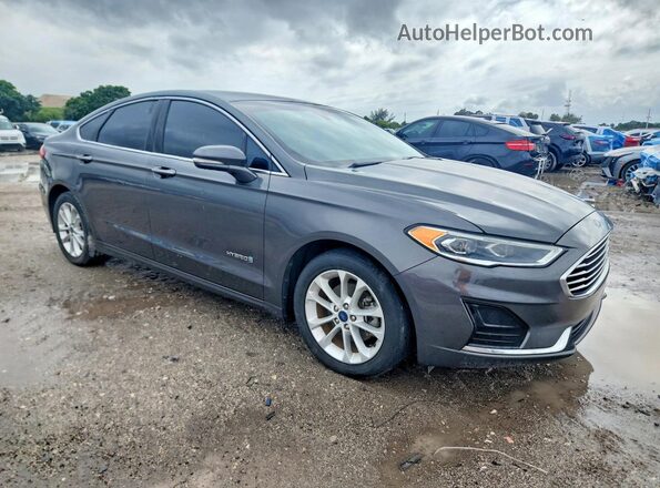 3FA6P0MU6KR137357 2019 FORD FUSION Угольный Вид спереди