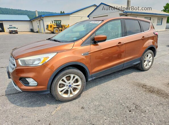 1FMCU9GD2HUD91831 2017 FORD ESCAPE Коричневый Задняя левая четверть
