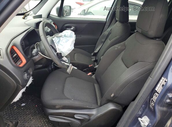 ZACNJBAB5KPK67434 2019 JEEP RENEGADE Blue Widok deski rozdzielczej