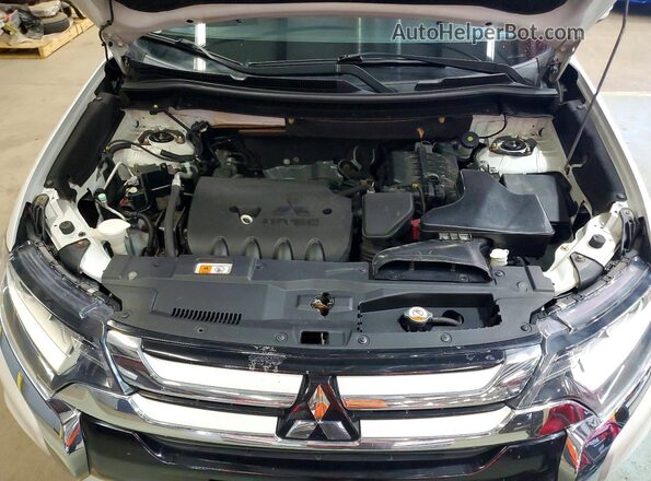 JA4AZ3A32GZ004569 2016 MITSUBISHI OUTLANDER White VIN კოდის სტიკერის ხედი