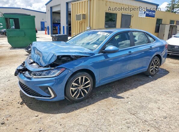 3VW7X7BU1SM076343 2025 VOLKSWAGEN JETTA Blue Rear left