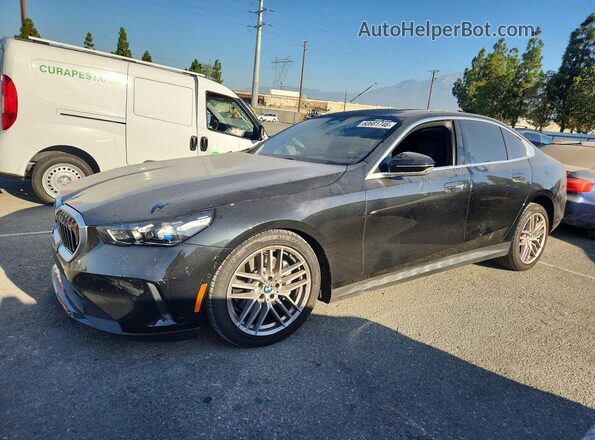 WBA53FJ08RCS35186 2024 BMW 5 SERIES Black Задня ліва чверть