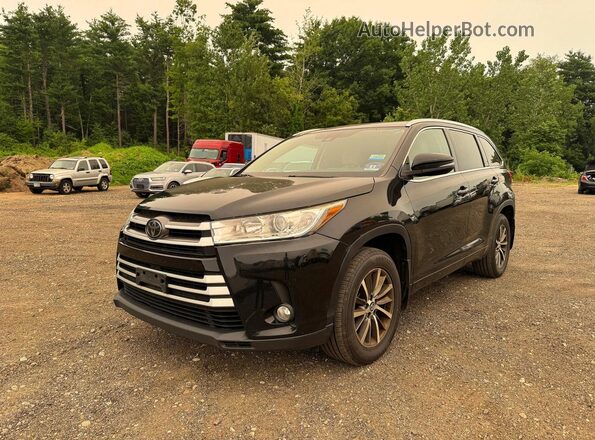 5TDJZRFHXJS897290 2018 TOYOTA HIGHLANDER Black Հետևի աջ
