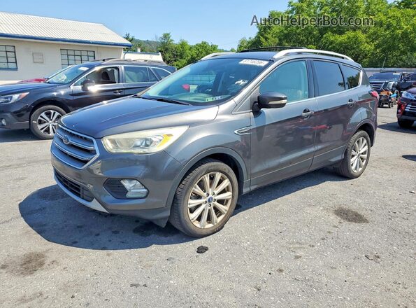 1FMCU9J94HUD90684 2017 FORD ESCAPE Black Задня ліва чверть