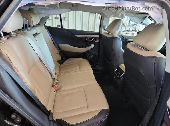 4S4BTANC0L3157342 2020 SUBARU OUTBACK Black Вид задніх сидінь