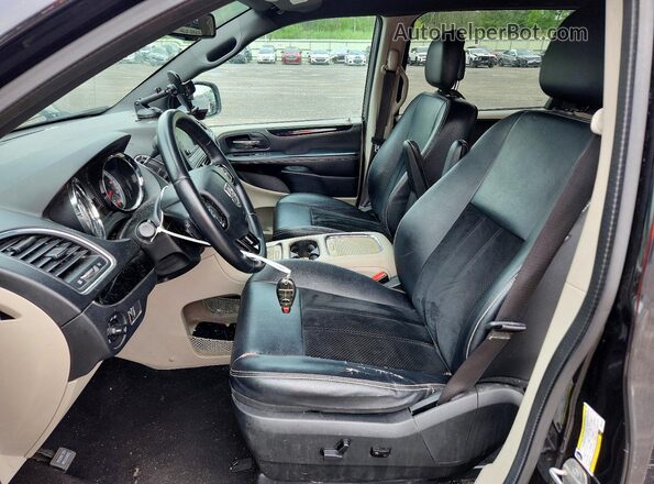 2C4RDGCG2HR825195 2017 DODGE CARAVAN Black Dashboard view