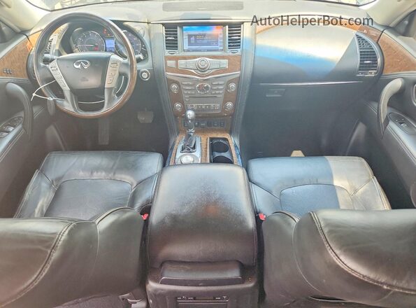 JN8AZ2NC2G9400970 2016 INFINITI QX80 Black Instrument cluster view