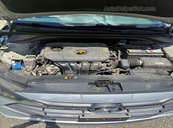 5NPD84LF4KH471351 2019 HYUNDAI ELANTRA Серебряный Вид панели приборов