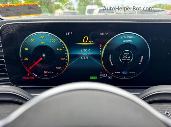 4JGFF5KE9LA167269 2020 MERCEDES-BENZ GLS Black Vista del salpicadero