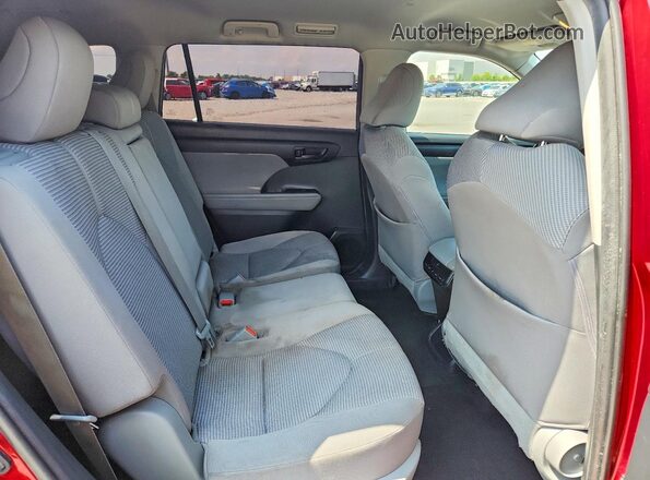 5TDZZRAH0LS506502 2020 TOYOTA HIGHLANDER Red Engine compartment view