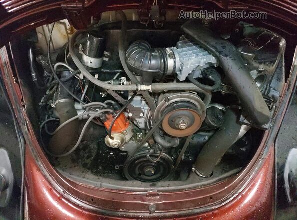 1592036688 1979 VOLKSWAGEN BEETLE Коричневый Вид задней части салона