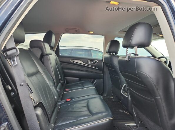 5N1DL0MMXJC504296 2018 INFINITI QX60 Black ძრავის განყოფილების ხედი