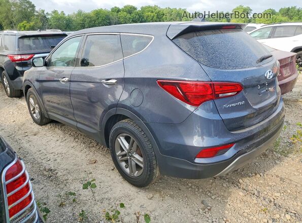 5NMZT3LB3HH039433 2017 HYUNDAI SANTA Синий Задняя правая четверть