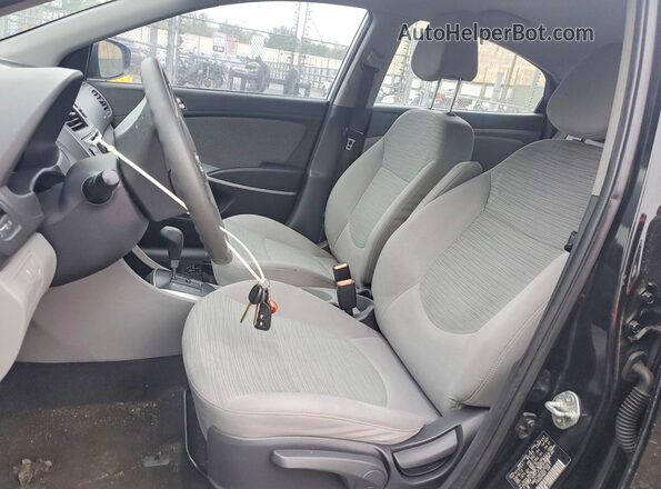 KMHCT4AE5GU952674 2016 HYUNDAI ACCENT Black Вид панелі приладів
