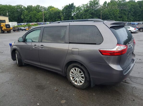 5TDYZ3DC3HS890503 2017 TOYOTA SIENNA Gray უკანა მარჯვენა