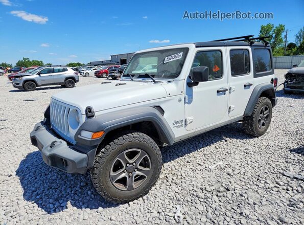 1C4HJXDG4KW506012 2019 JEEP WRANGLER White Rear left