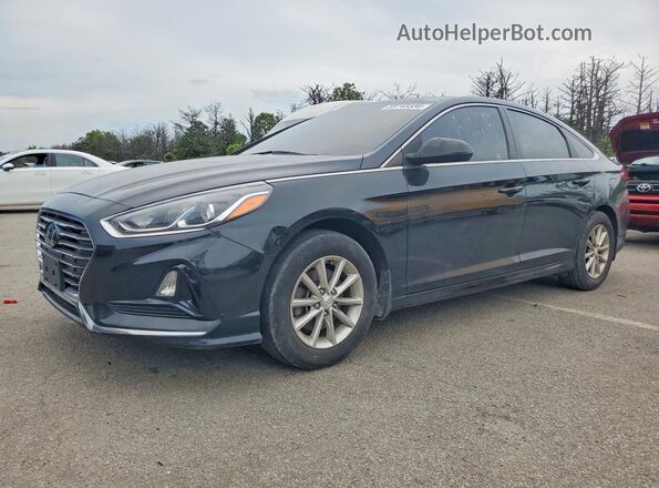 5NPE24AF6KH811365 2019 HYUNDAI SONATA Black Trasero izquierdo