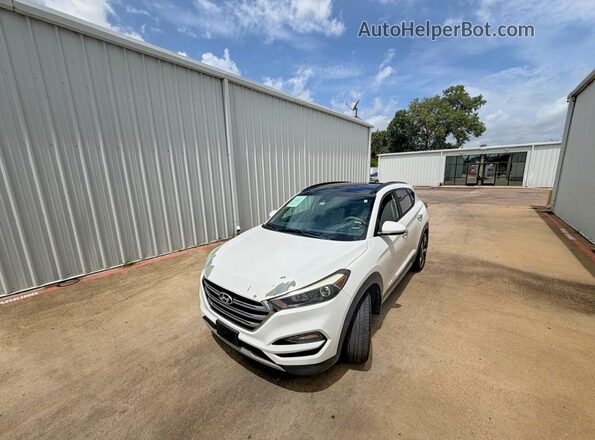 KM8J33A29JU745736 2018 HYUNDAI TUCSON White Задня права чверть
