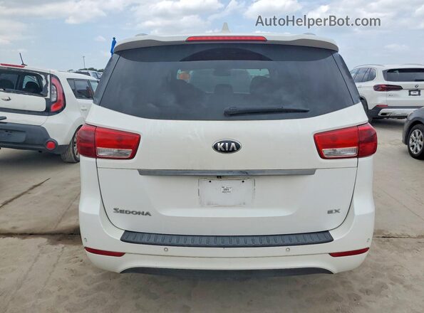 KNDMC5C13H6253848 2017 KIA SEDONA White Սալոնի դիմացի տեսք