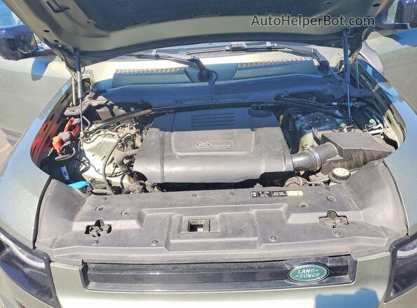SALEK7RX9M2044378 2021 LAND ROVER DEFENDER Green Vista del compartimento del motor