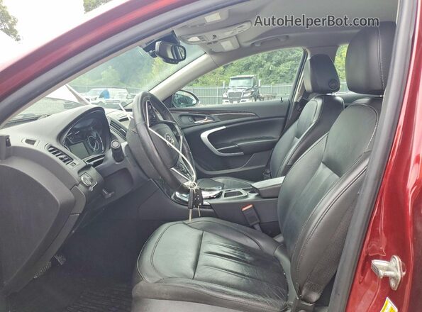 2G4GR5GX5H9163115 2017 BUICK REGAL Maroon Dashboard view