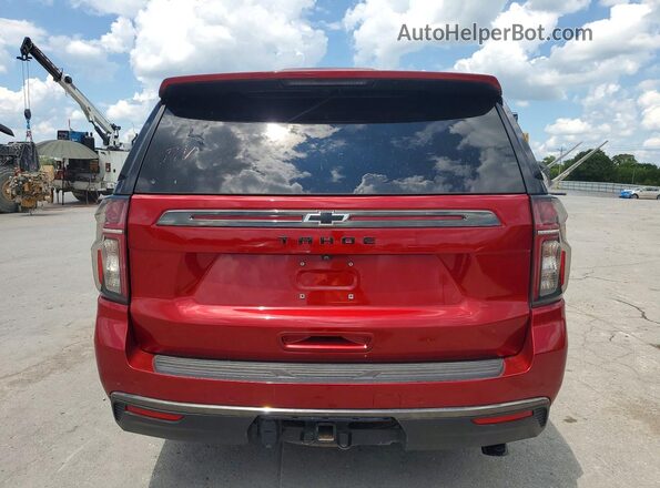 1GNSKPKD1NR140015 2022 CHEVROLET TAHOE Red Front interior view