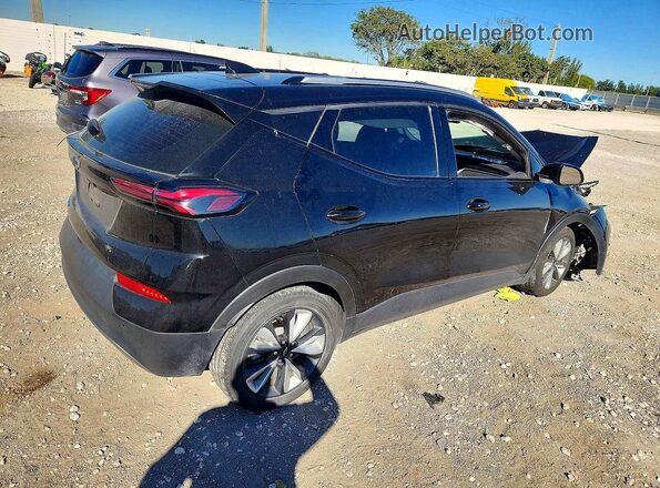 1G1FY6S05N4124549 2022 CHEVROLET BOLT Черный Передняя правая четверть