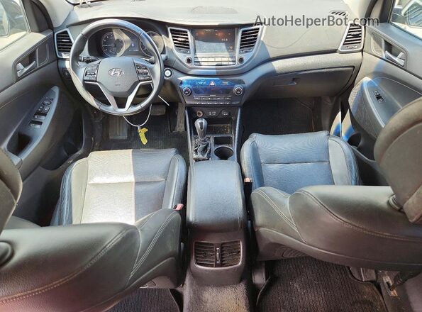 KM8J3CA24GU145960 2016 HYUNDAI TUCSON Black ხელსაწყოთა პანელის ხედი