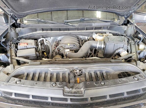 1GCPYFED2MZ379381 2021 CHEVROLET SILVERADO Charcoal უკანა სალონის ხედი