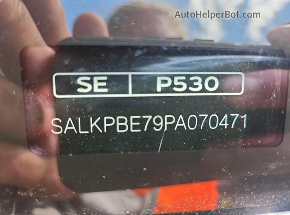 SALKPBE79PA070471 2023 LAND ROVER RANGE Brown VIN კოდის სტიკერის ხედი